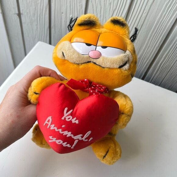 Vintage 1981 Dakin Garfield Plush “You Animal, You!” Korea Tag 9” - Picture 9 of 10